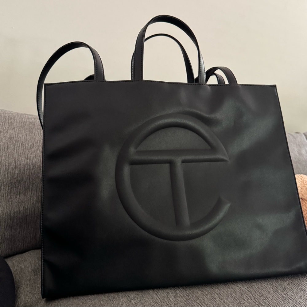 Large Telfar black bag. NWOT